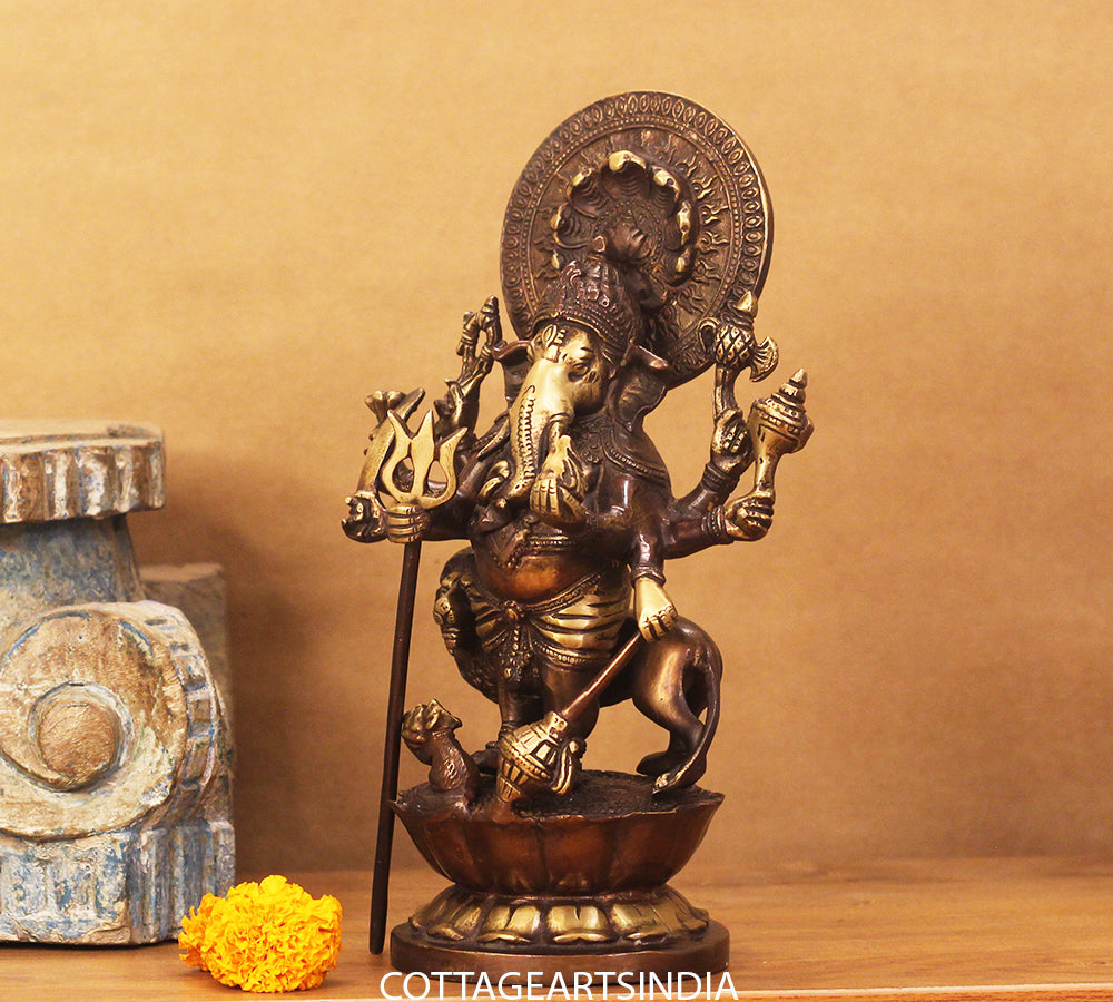 Shubh Drishti Ganesh Ganesh With Lion