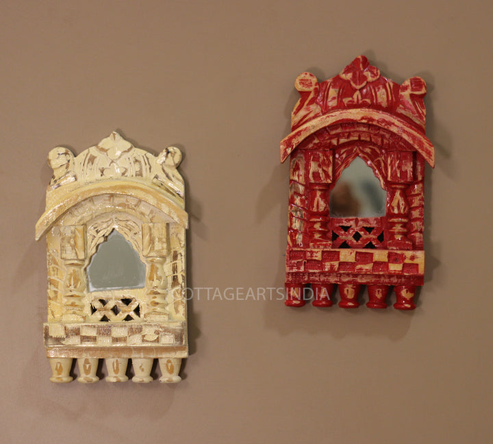 Wooden Jharokha Set of 2