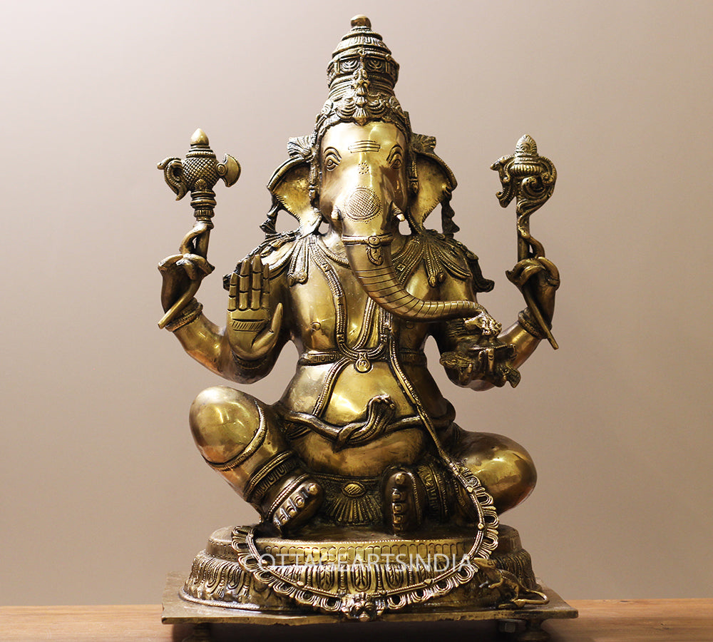 Brass Ganesh 20 inches