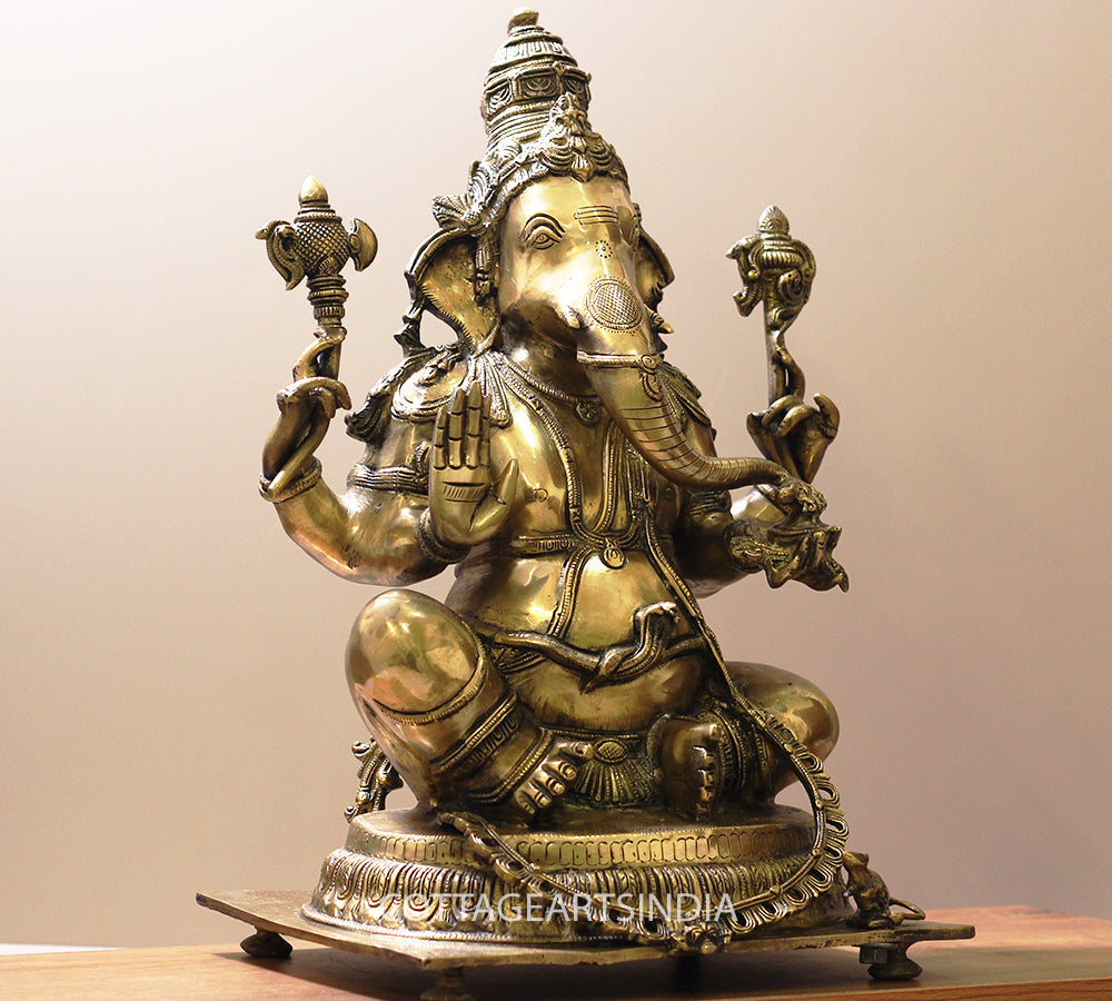 Brass Ganesh 20 inches