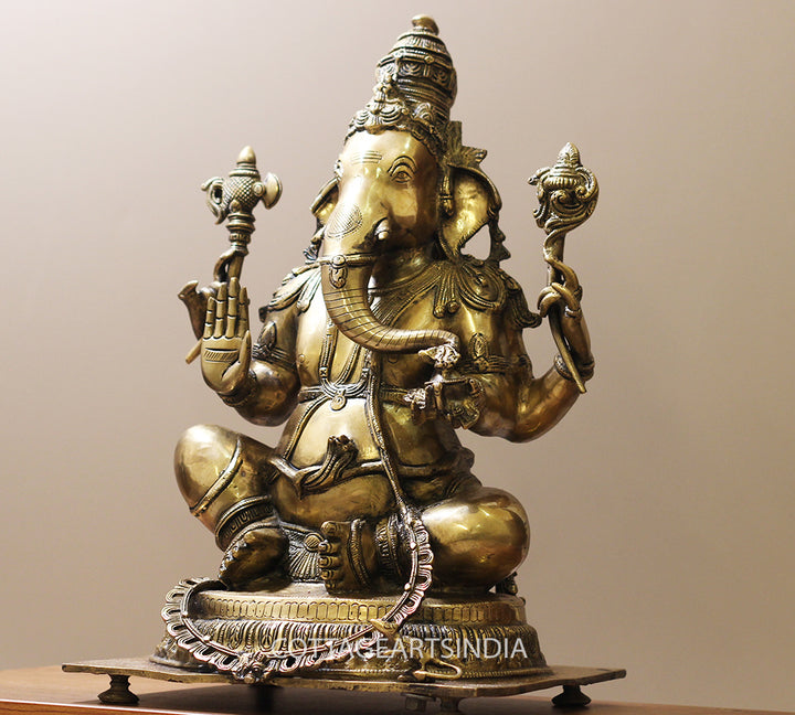 Brass Ganesh 20 inches