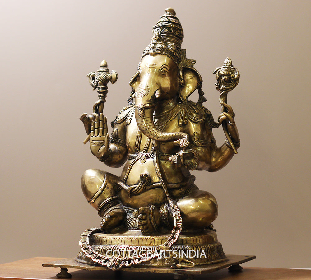 Brass Ganesh 20 inches