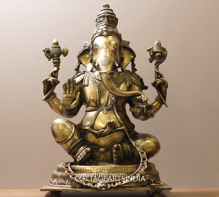 Brass Ganesh 20 inches