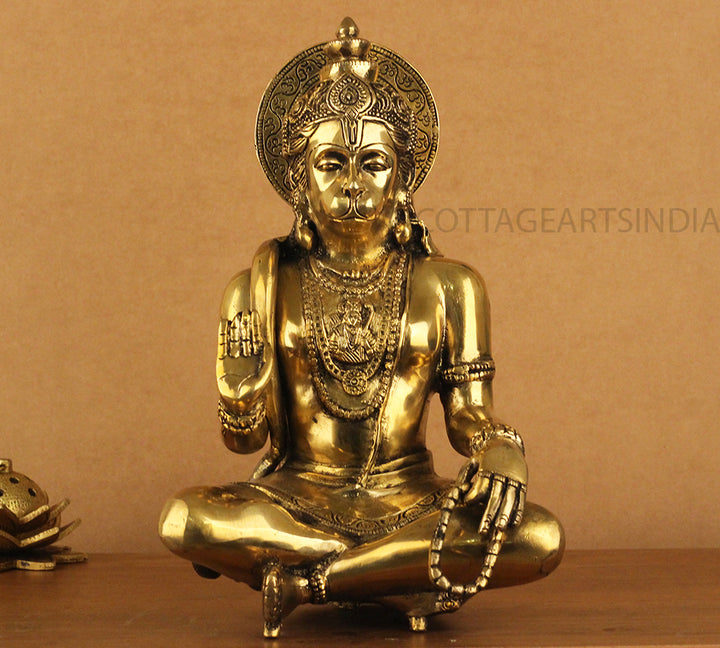 Brass Hanuman Blessing