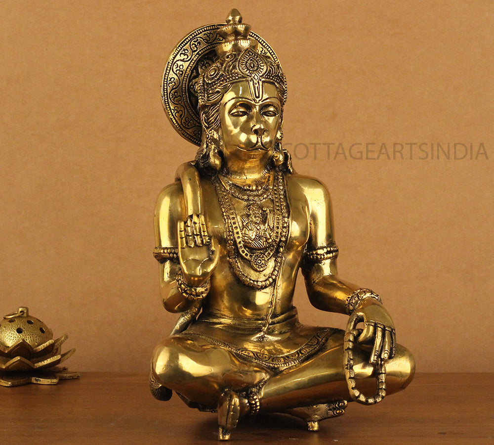 Brass Hanuman Blessing