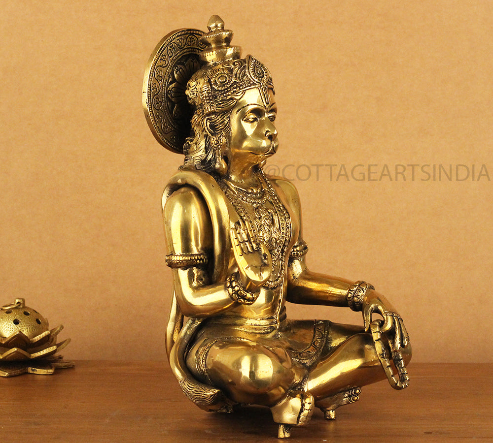 Brass Hanuman Blessing