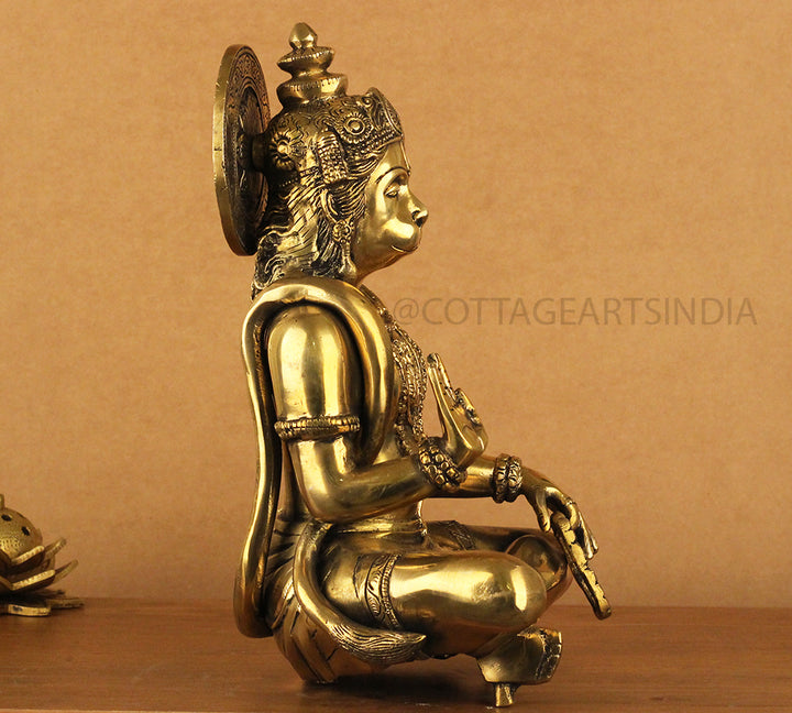 Brass Hanuman Blessing