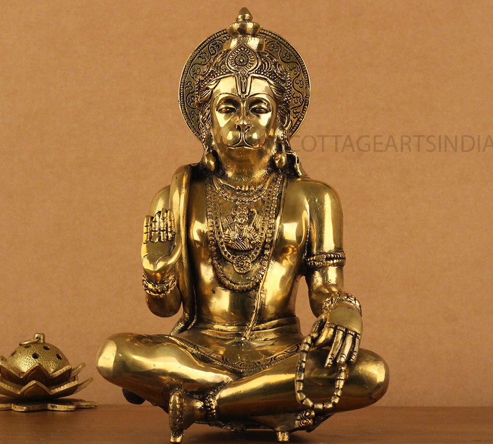 Brass Hanuman Blessing