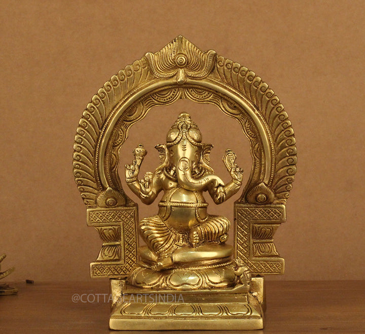 Brass Ganesh - Brass Laxmi