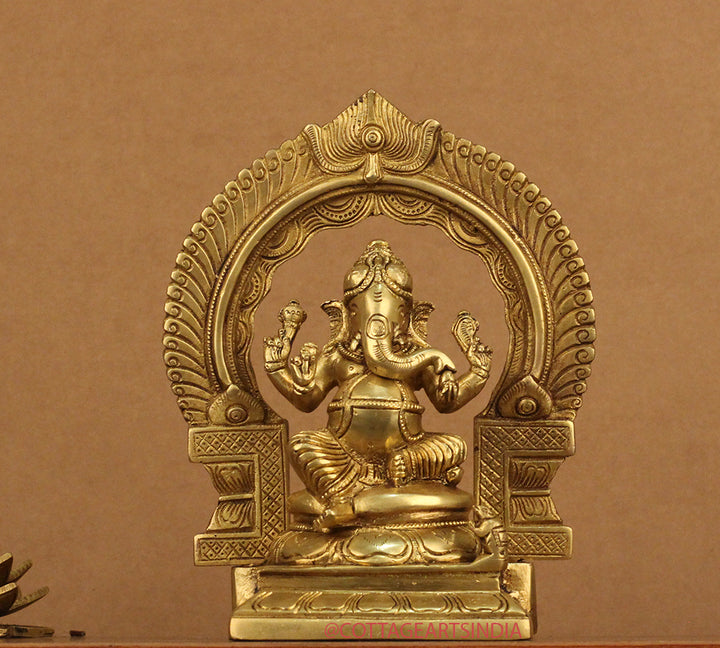 Brass Ganesh - Brass Laxmi