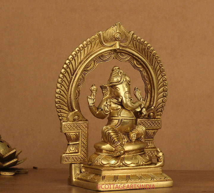 Brass Ganesh - Brass Laxmi