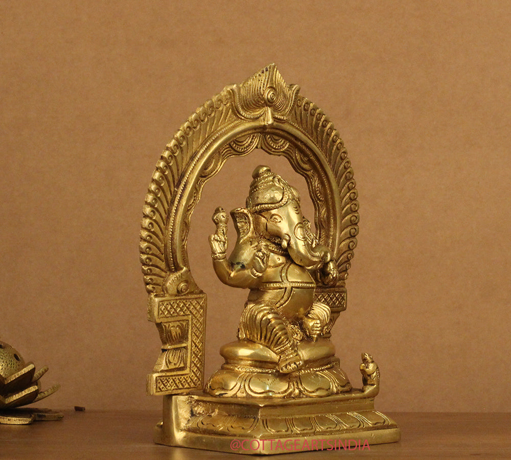 Brass Ganesh - Brass Laxmi