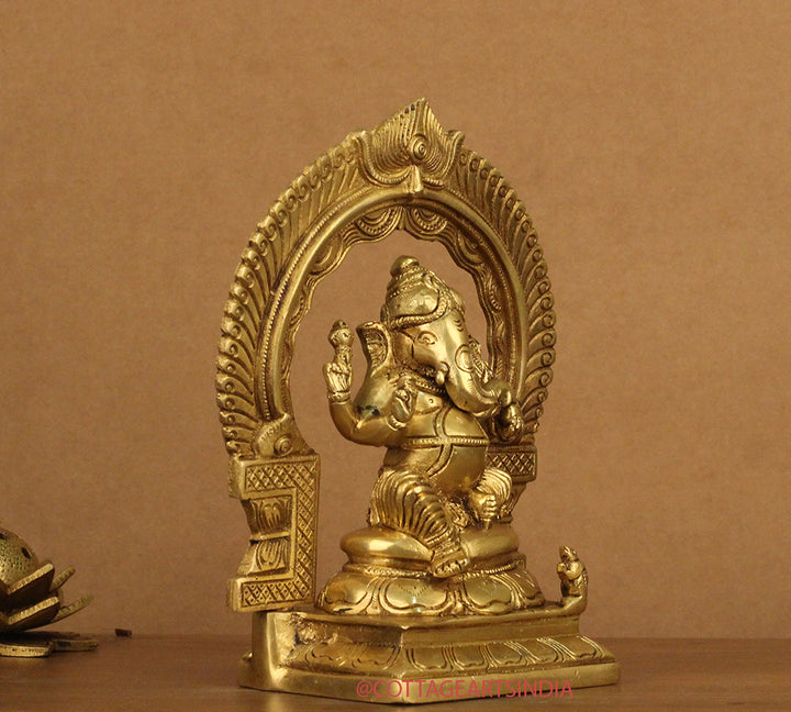 Brass Ganesh - Brass Laxmi