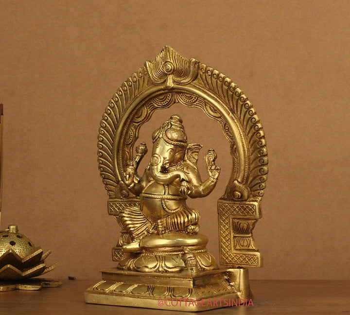 Brass Ganesh - Brass Laxmi