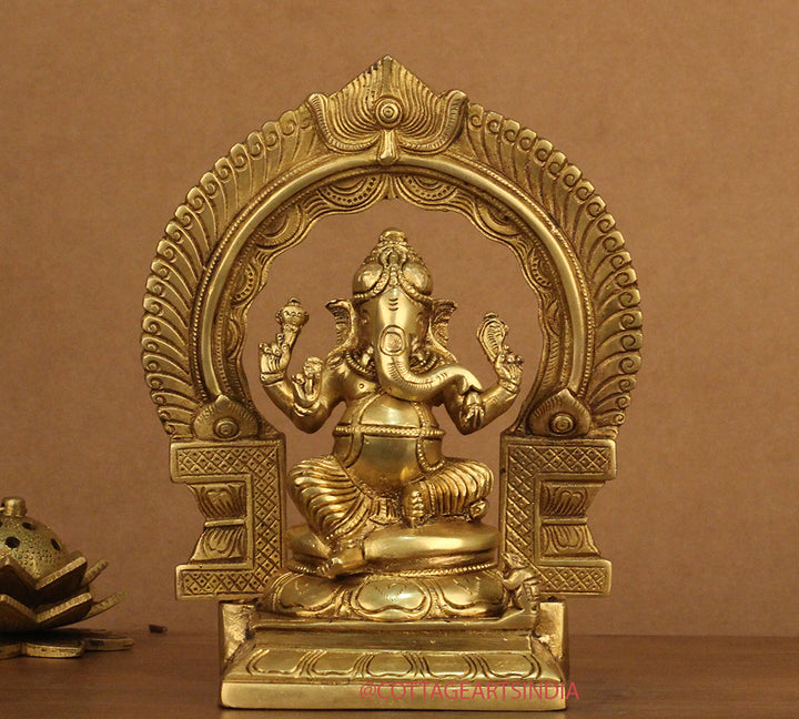 Brass Ganesh - Brass Laxmi