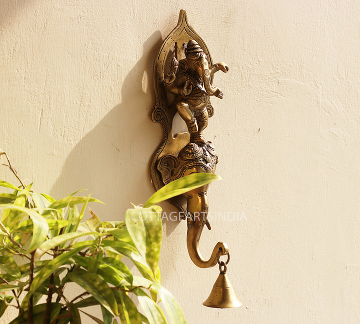 Brass Ganesha Wall Hanging