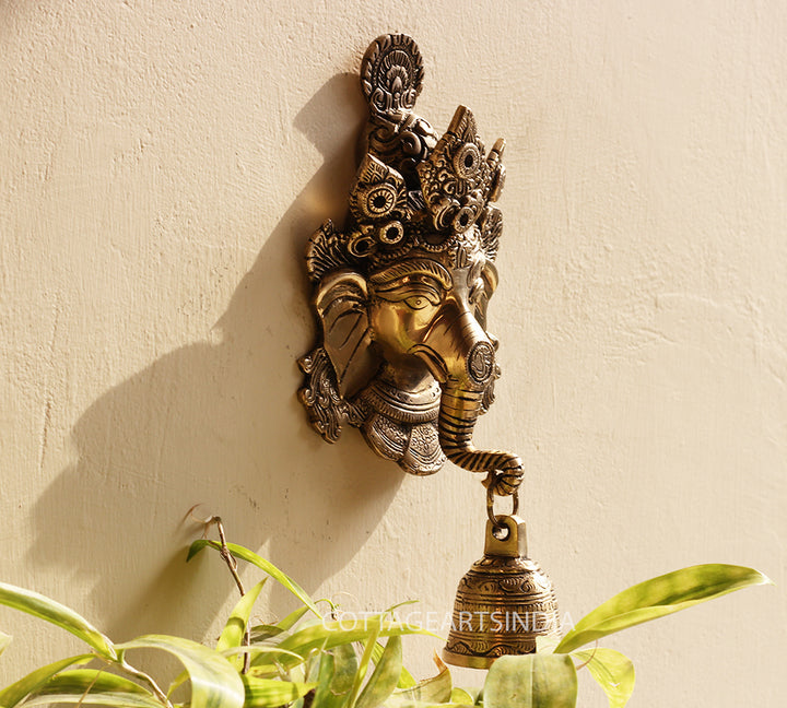 Brass Ganesha Wall Hanging