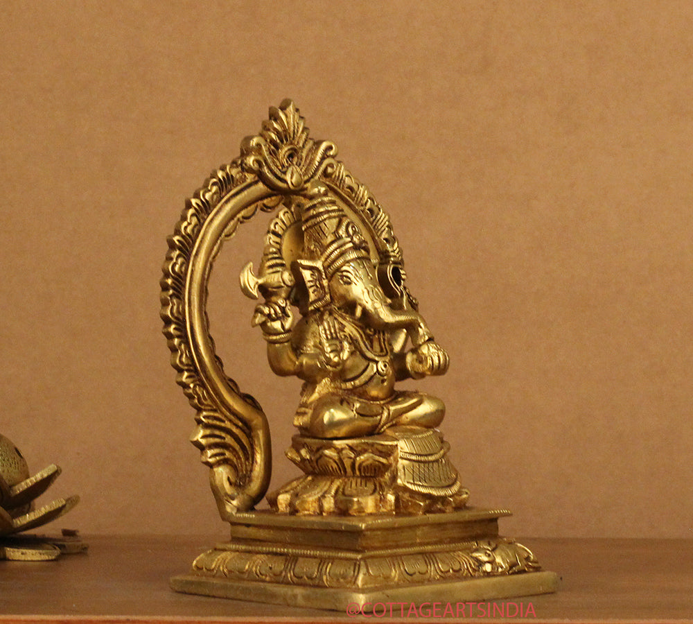 Brass Laxmi Ganesh