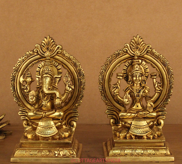 Brass Laxmi Ganesh