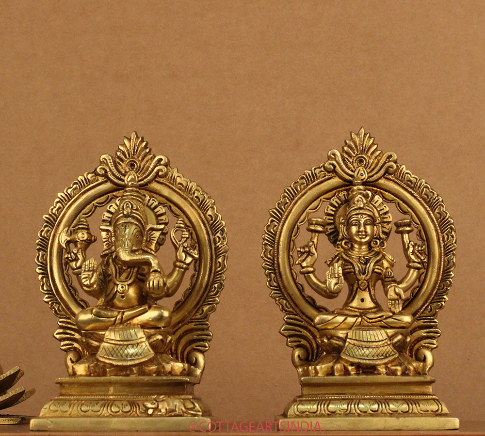 Brass Laxmi Ganesh