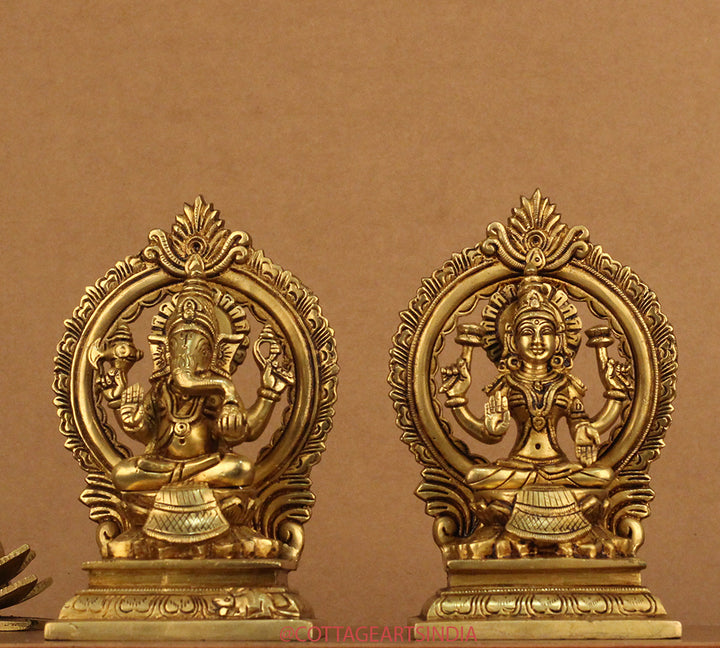 Brass Laxmi Ganesh