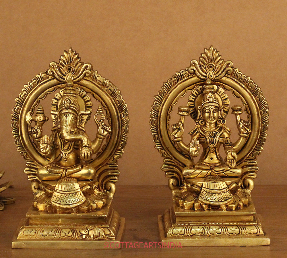 Brass Laxmi Ganesh