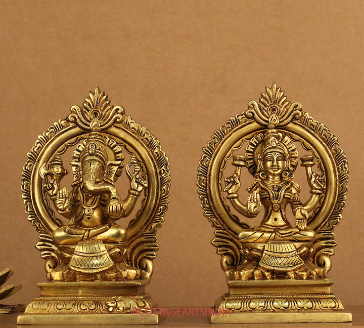 Brass Laxmi Ganesh