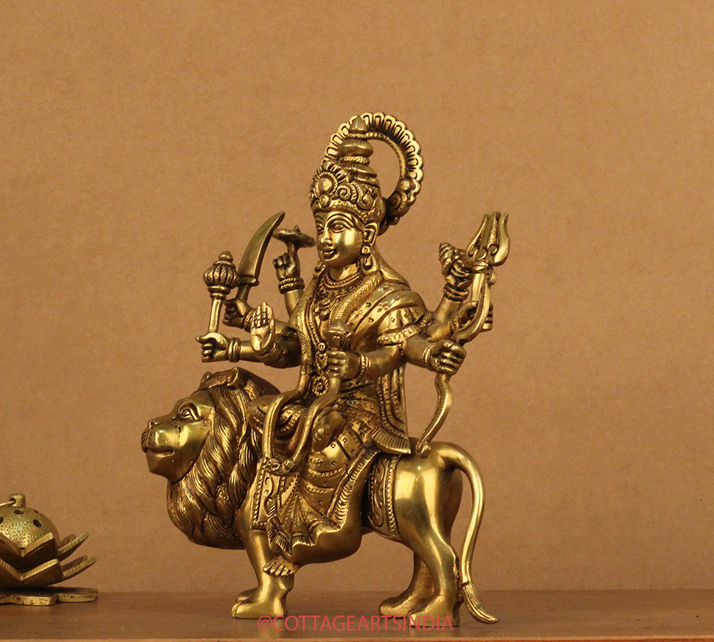 Brass Durga