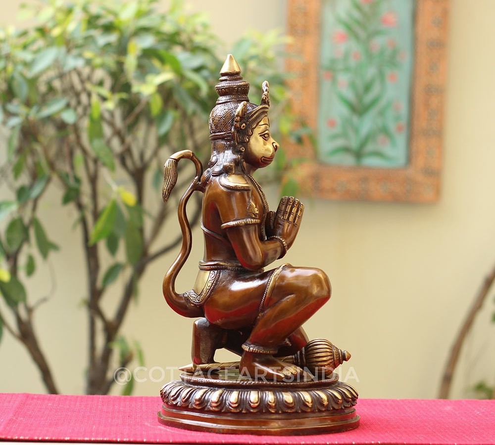 Brass Hanuman 15"