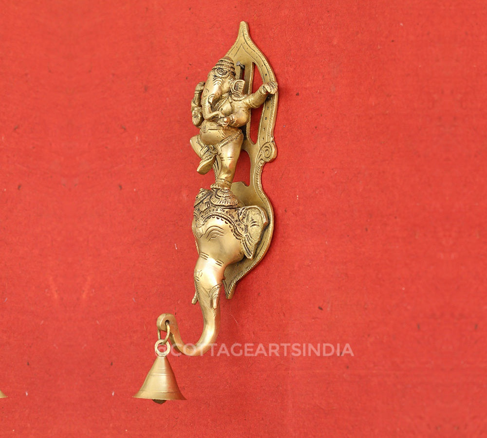 Brass Ganesha Wall Hanging