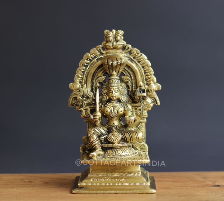 Brass Idol Goddess Mariamman Statue