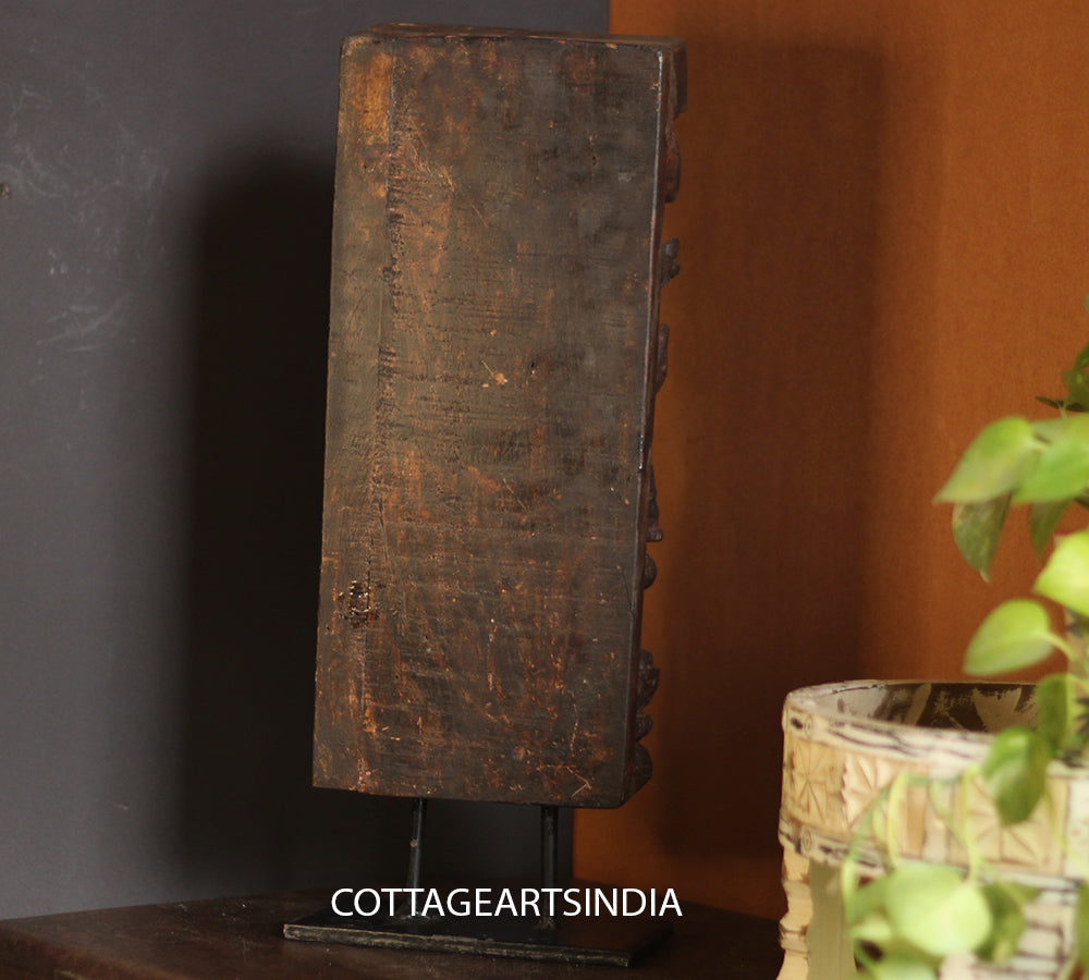 Vintage Wood/ Stone Narsimha