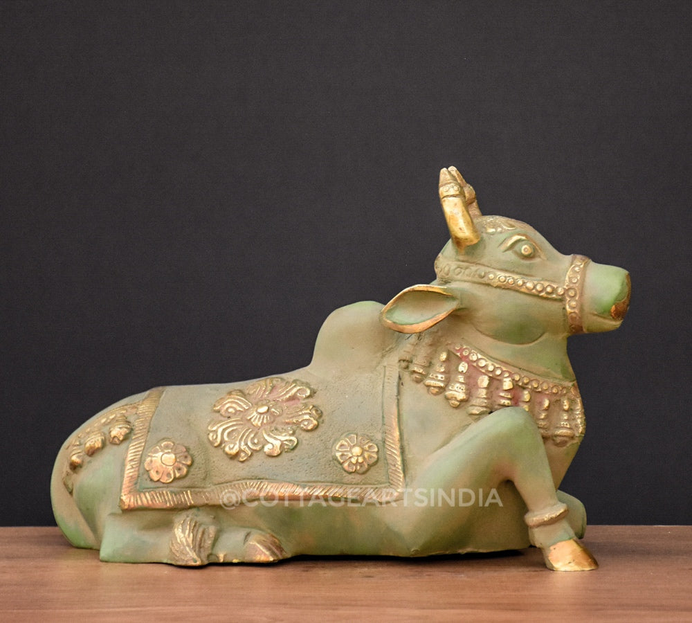 Brass Nandi Rustic Patina with Antique Gold