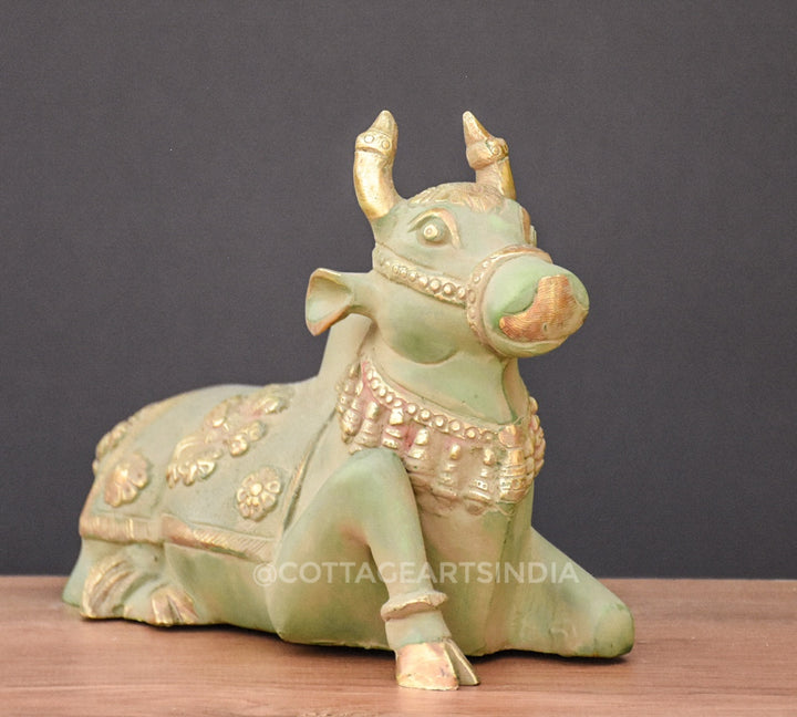 Brass Nandi Rustic Patina with Antique Gold