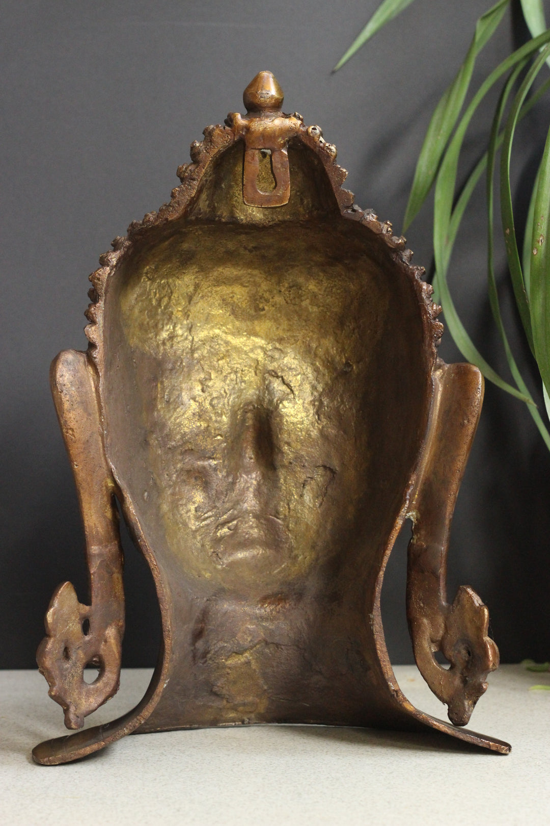 Brass Buddha Face Mask