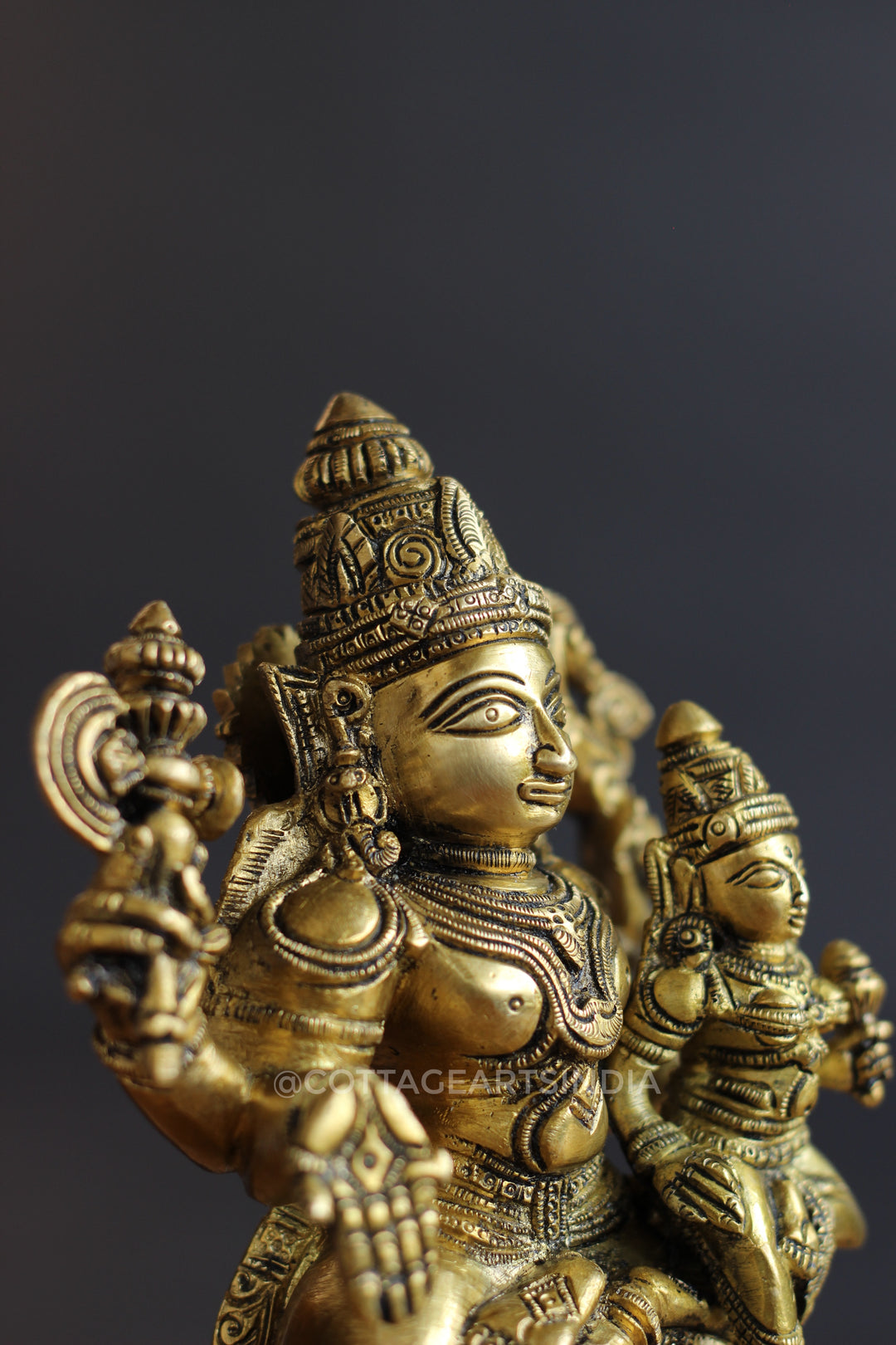 Brass Shiva Parvati Chola Style