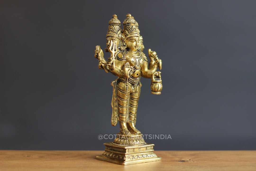 Brass Lord Brahma Statue