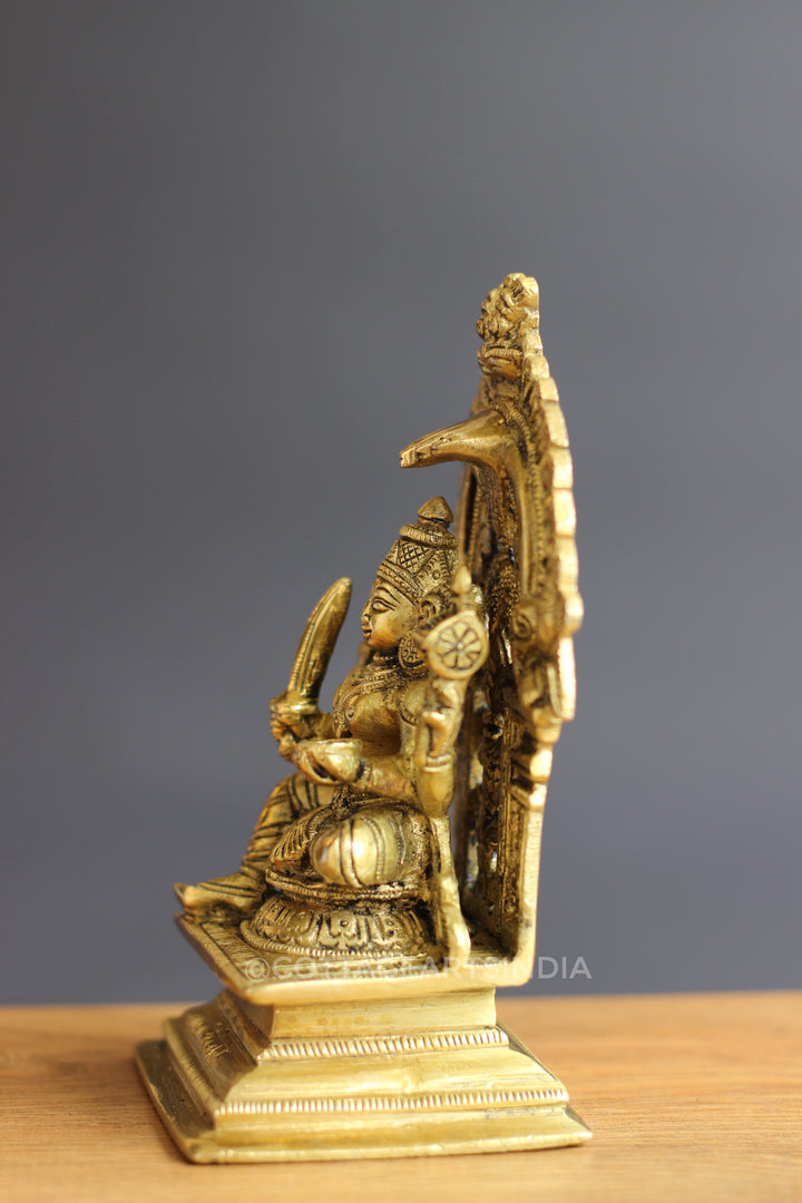 Brass Idol Goddess Mariamman Statue