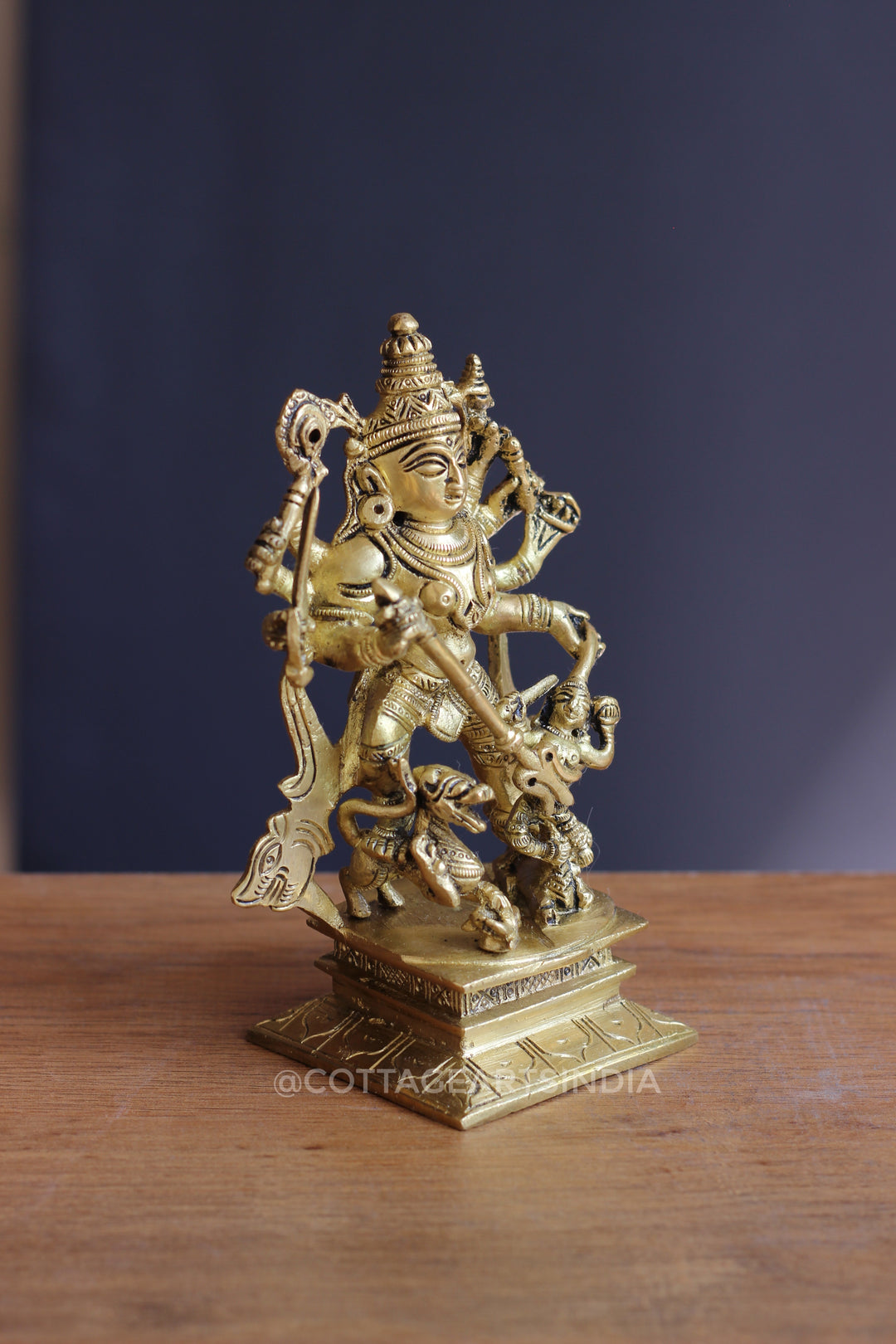 Brass Durga, Mahishasura Mardini