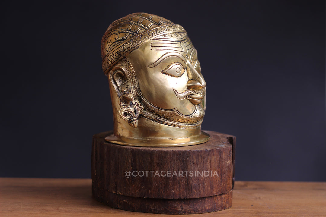 Brass Shiva Mukhlingam