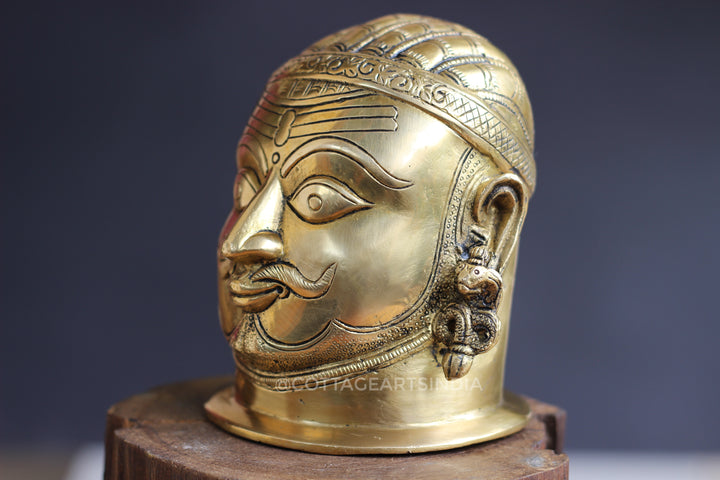 Brass Shiva Mukhlingam