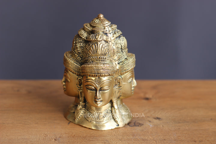 Brass Shiva Four Face, Mukhlinga