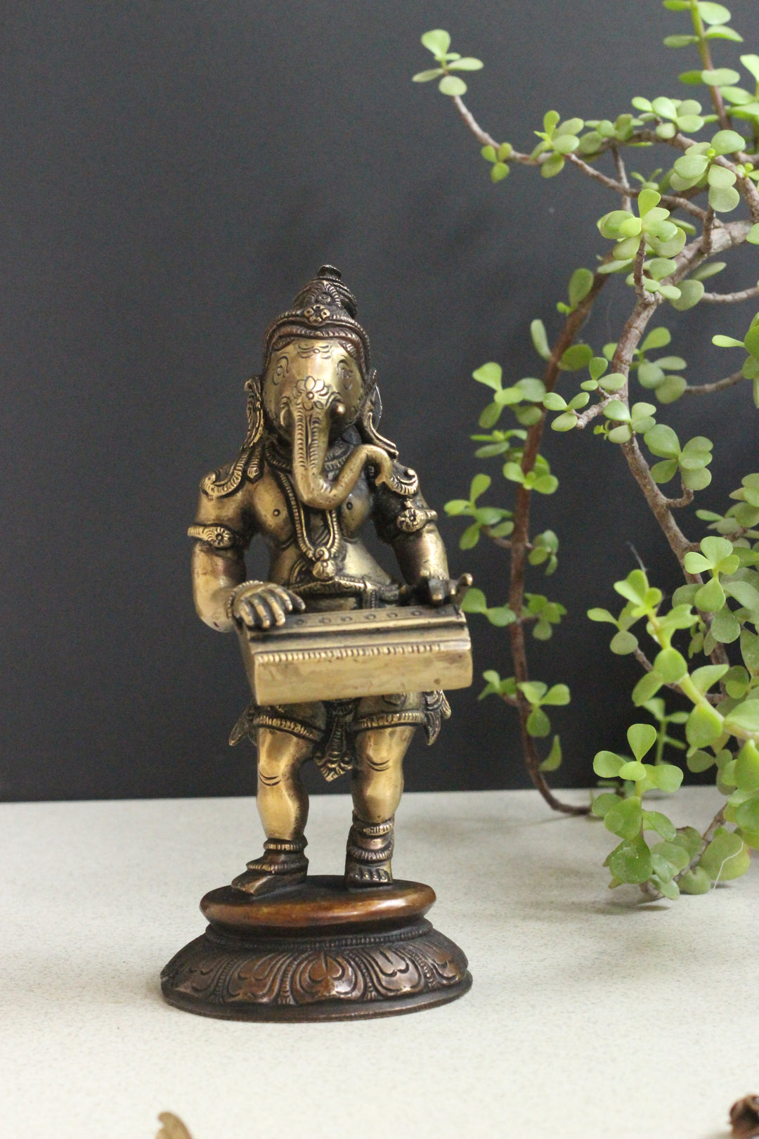 Brass Musical Ganesha