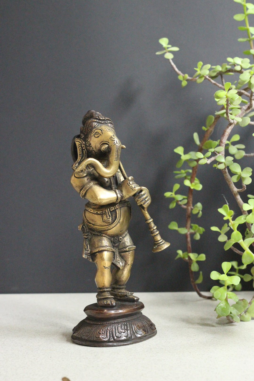 Brass Musical Ganesha