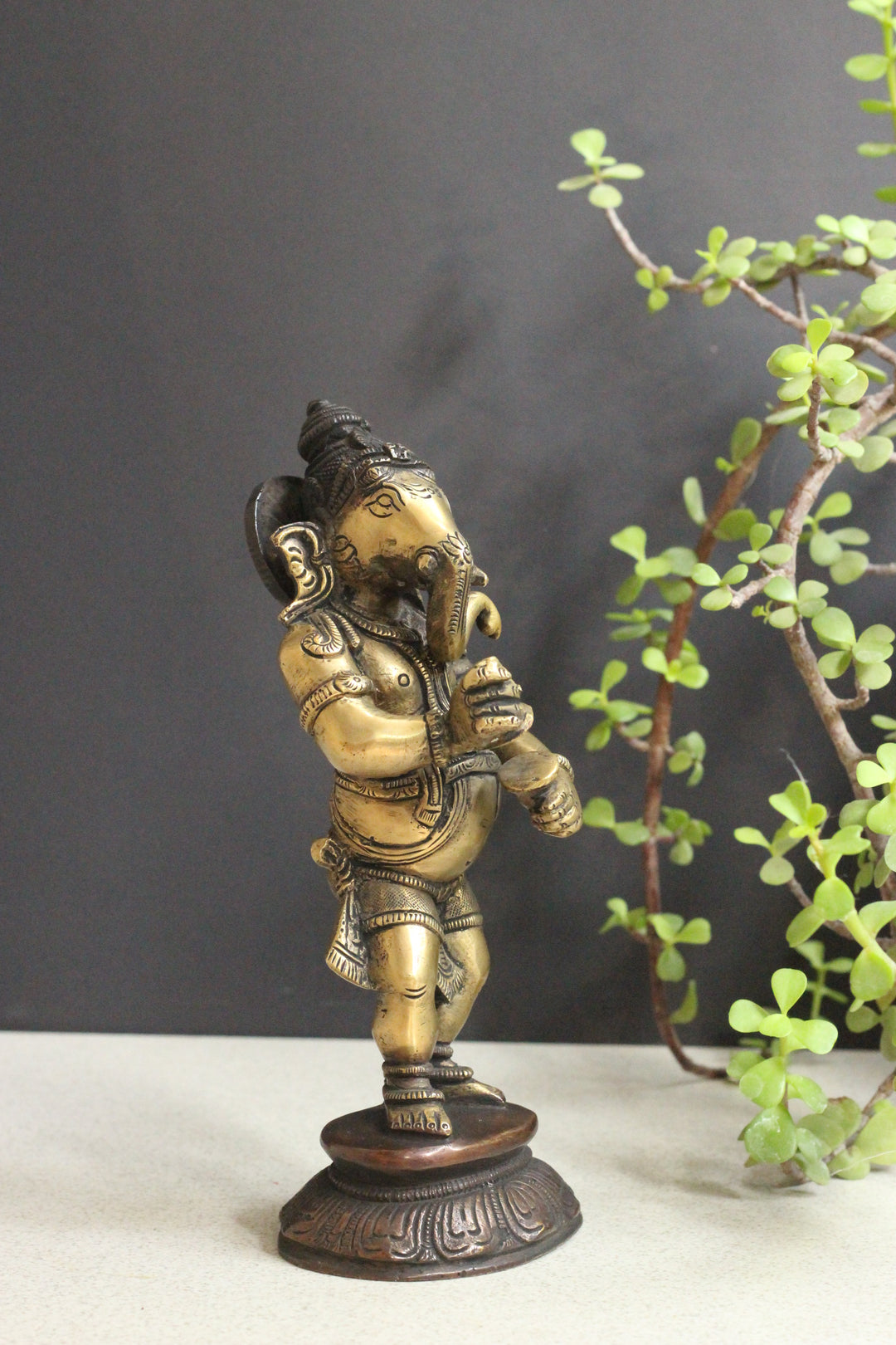 Brass Musical Ganesha