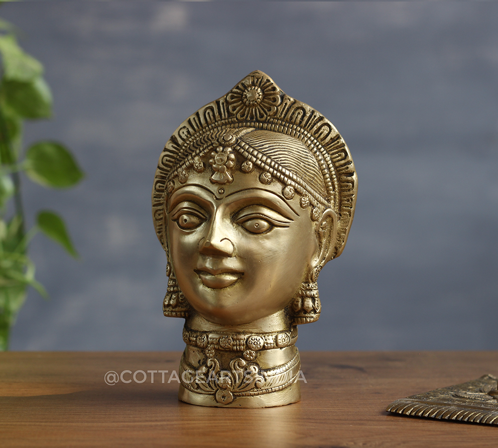 Brass Gauri Head