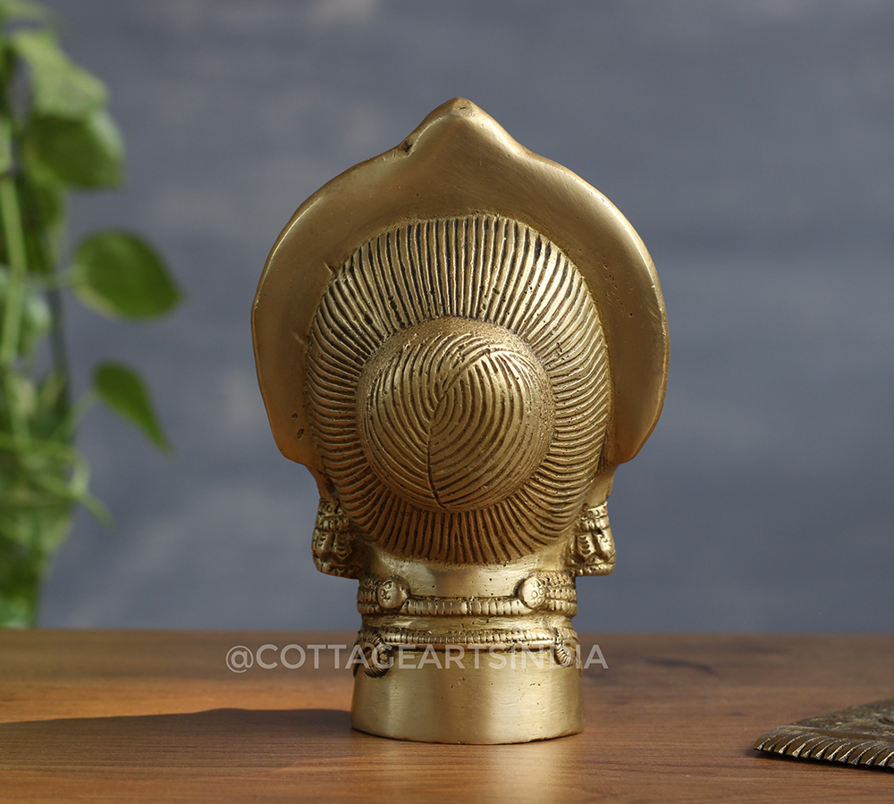 Brass Gauri Head