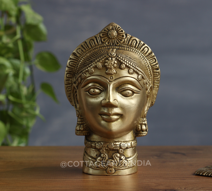 Brass Gauri Head