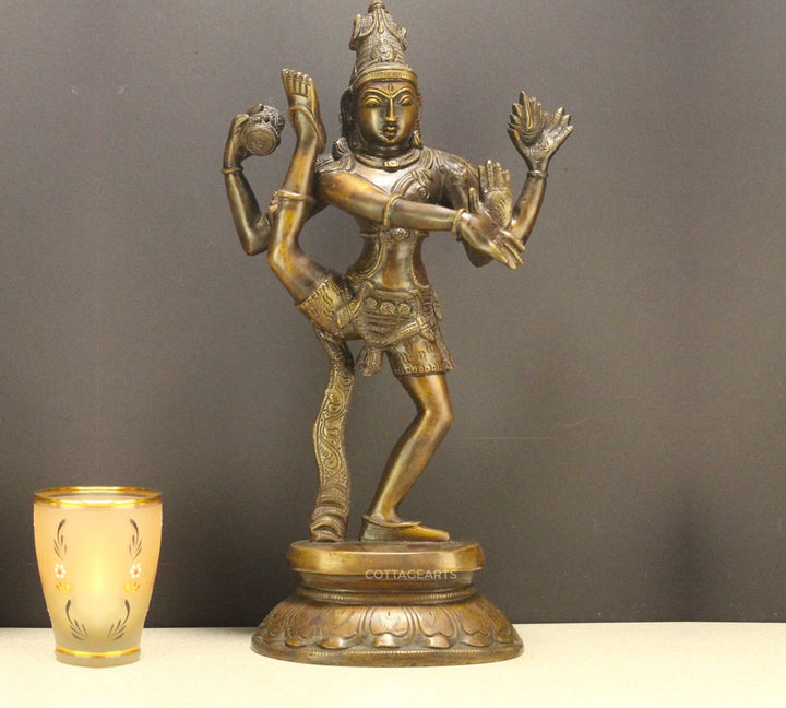 Brass Shiva Tandav 12"