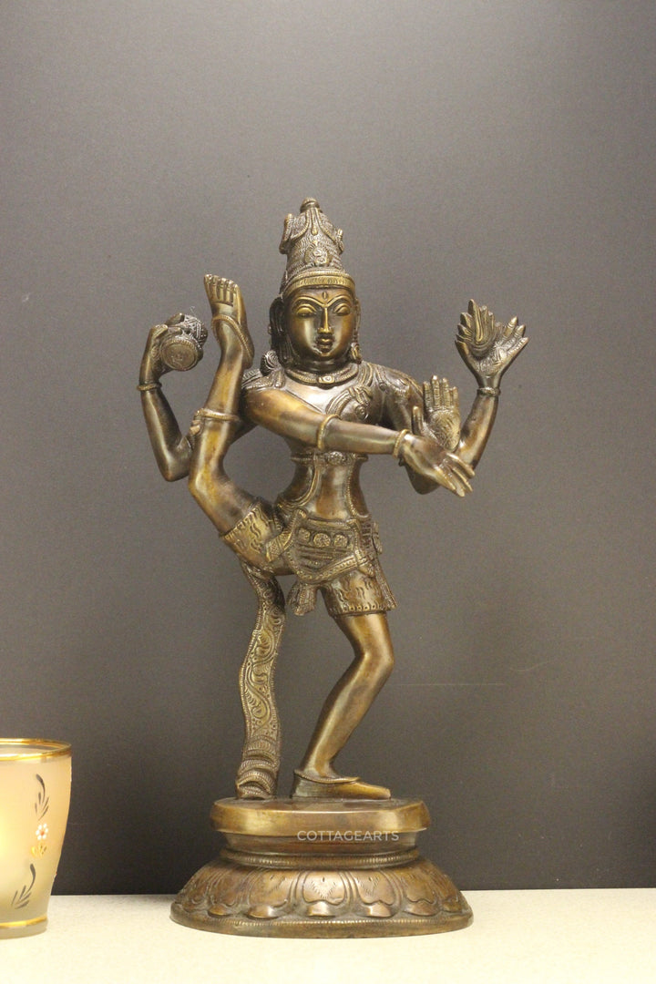 Brass Shiva Tandav 12"